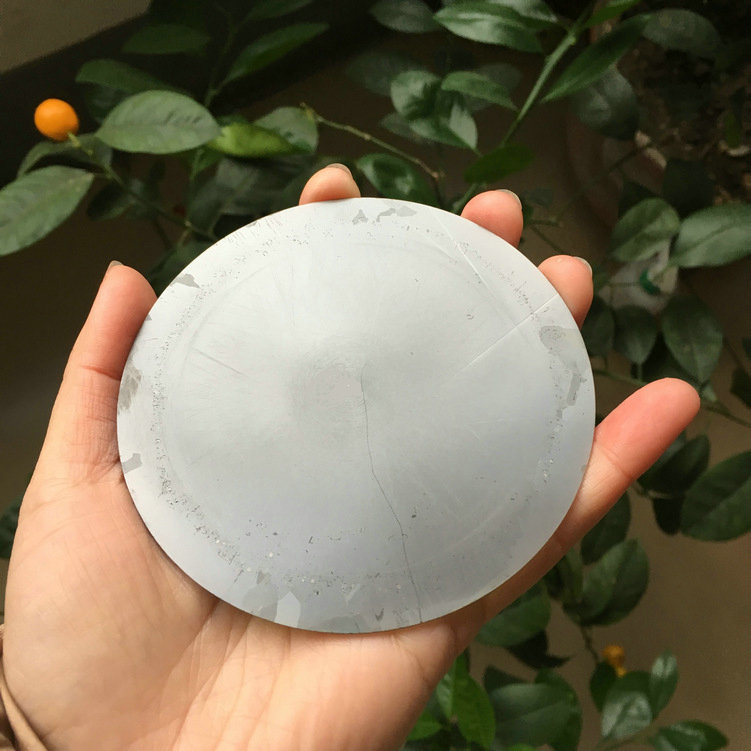 加工实例:泰州晨虹CHSX5620-XW数控金刚石线双丝筒机床切割直径100mm碳化硅效果