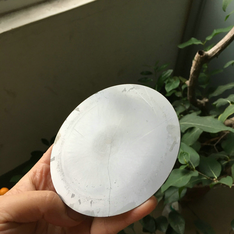 加工实例:泰州晨虹CHSX5620-XW数控金刚石线双丝筒机床切割直径100mm碳化硅效果